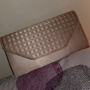 Rose gold purse